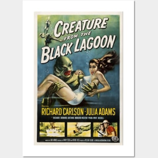Creature From The Black Lagoon Movie Poster Posters and Art